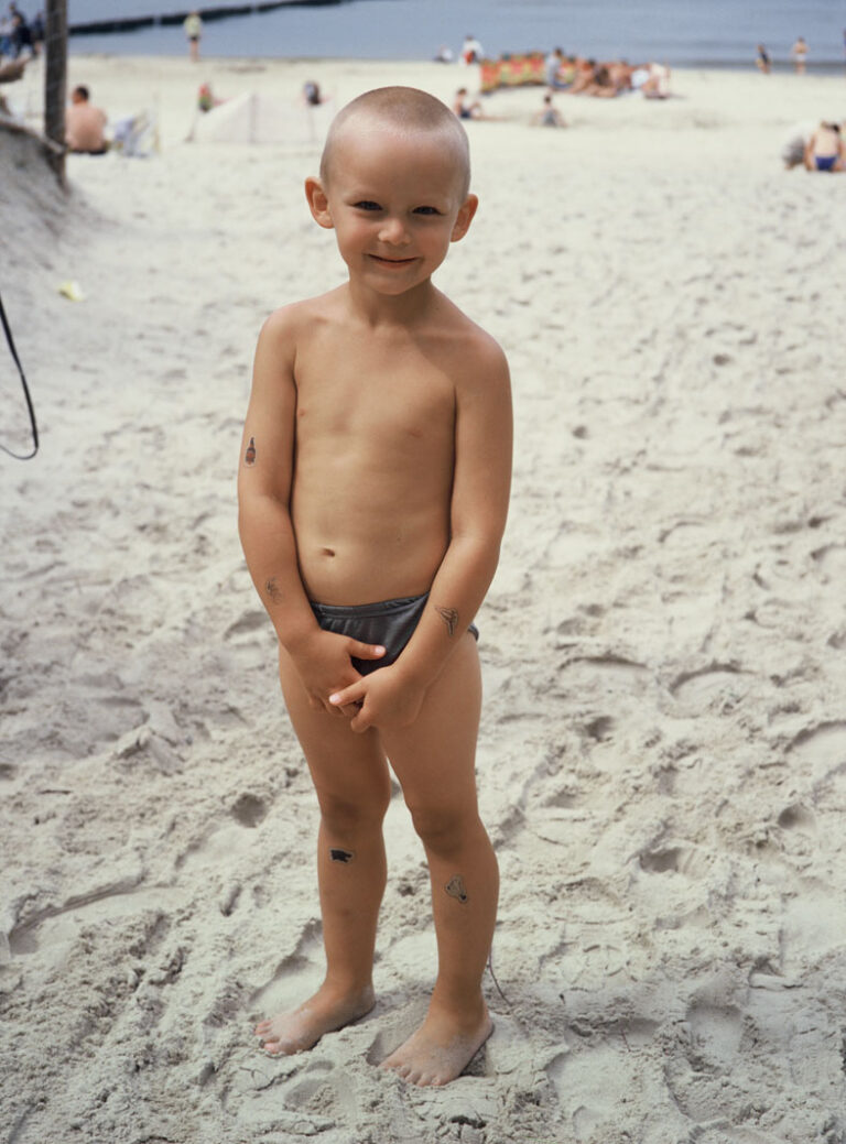 Jongetje op het strand