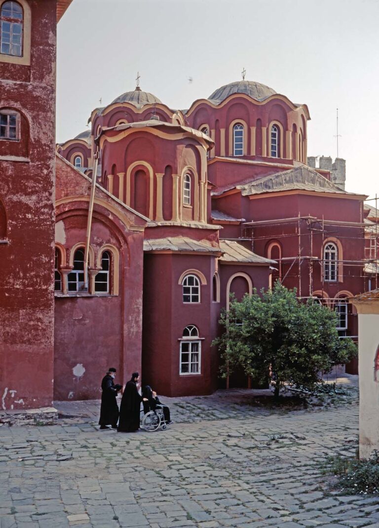 Klooster Vatopedi (met monniken)